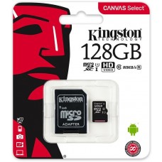 KINGSTON MICRO SD 128GB ATMIŅAS KARTE