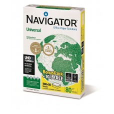 Navigator Universal Bonus Pack NEW 80g A4 500+50 lok.pakā 