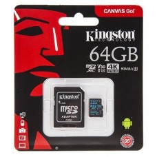 KINGSTON MICRO SDXC 64GB ATMIŅAS KARTE