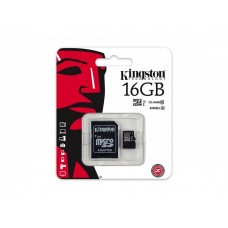 KINGSTON MICRO SDHC 16GB ATMIŅAS KARTE