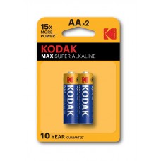 KODAK KAA-2 LR6x2 MAX ALKALINE BATERIJAS